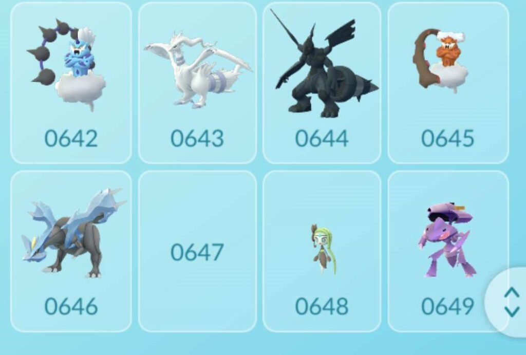 0647 Keldeo in Pokémon GO.