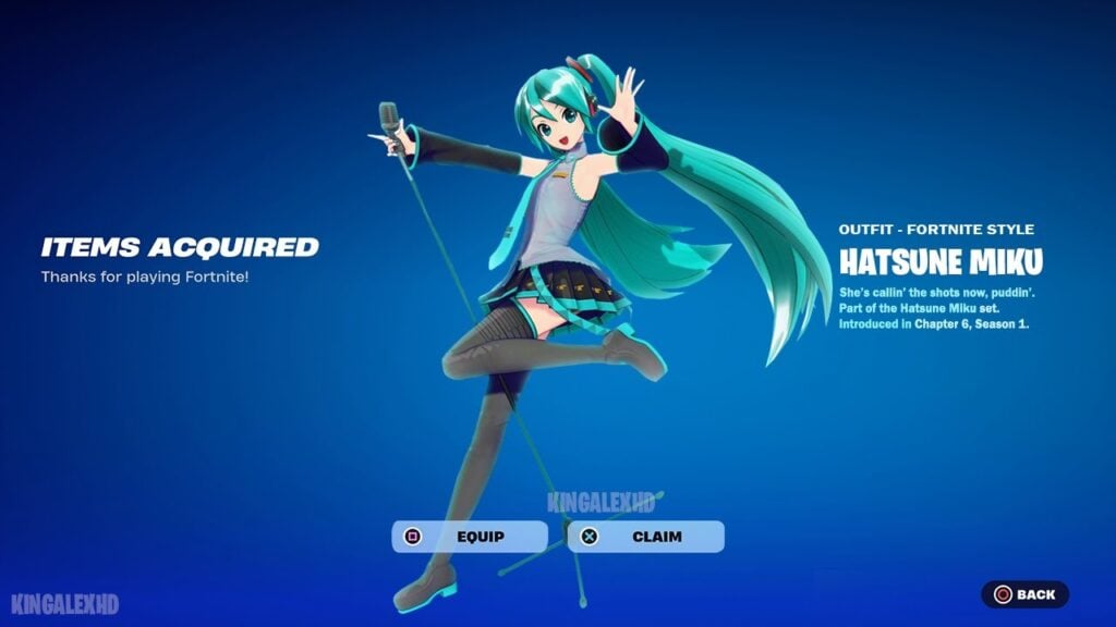 hatsune miku fortnite