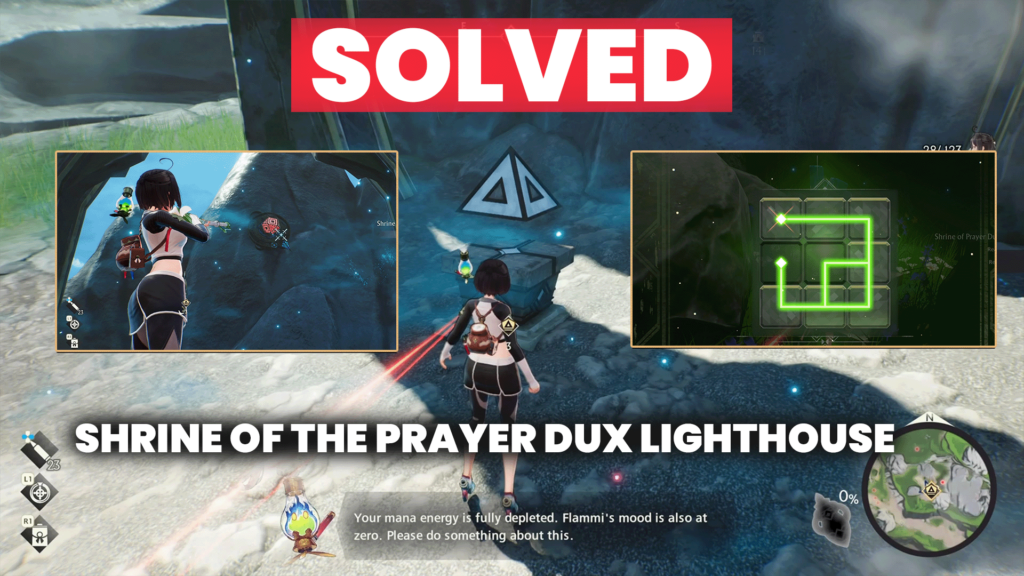 Atelier Yumia Shrine of Prayer Dux Lighthouse (Solution)