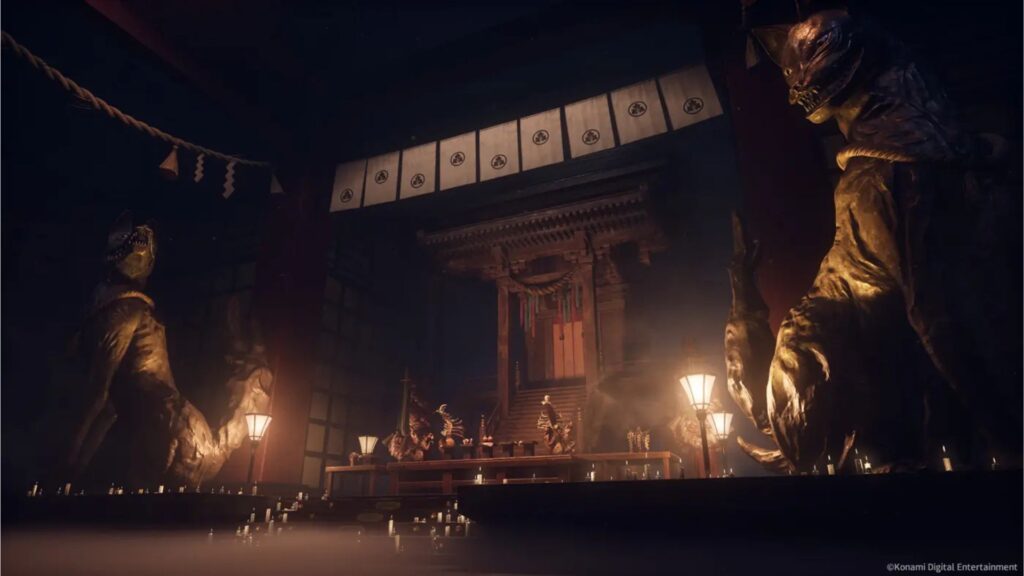 A temple shot in Silent Hill f. 