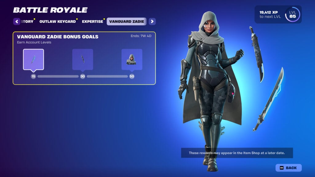 Vanguard Zadie cosmetics