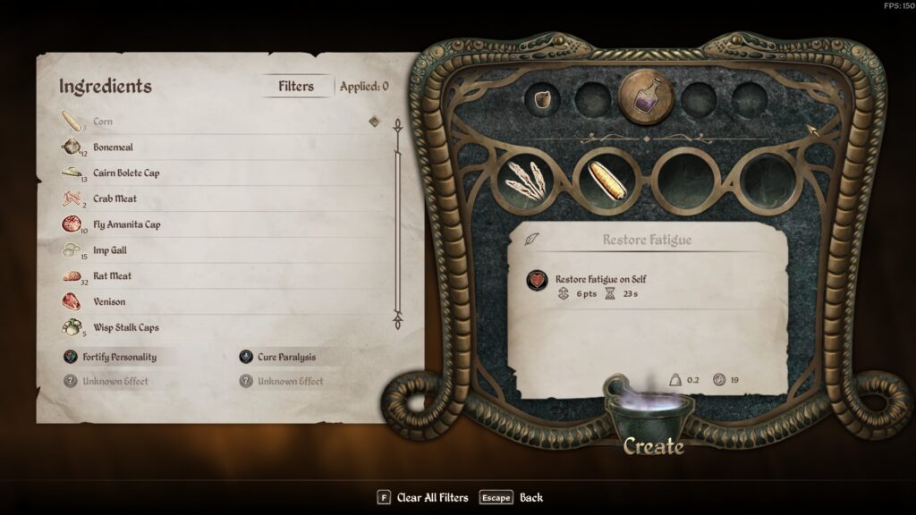 Potions Oblivion Remastered