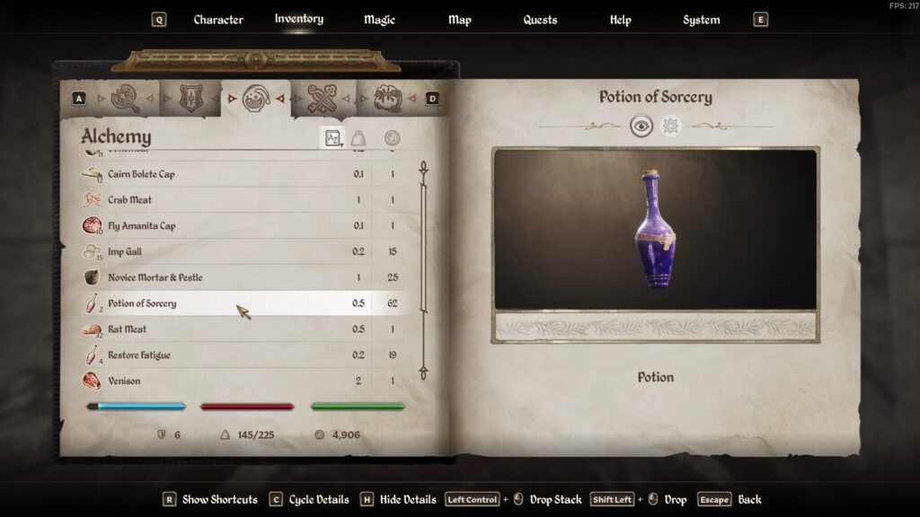 How to craft potions in Oblivion Remastered