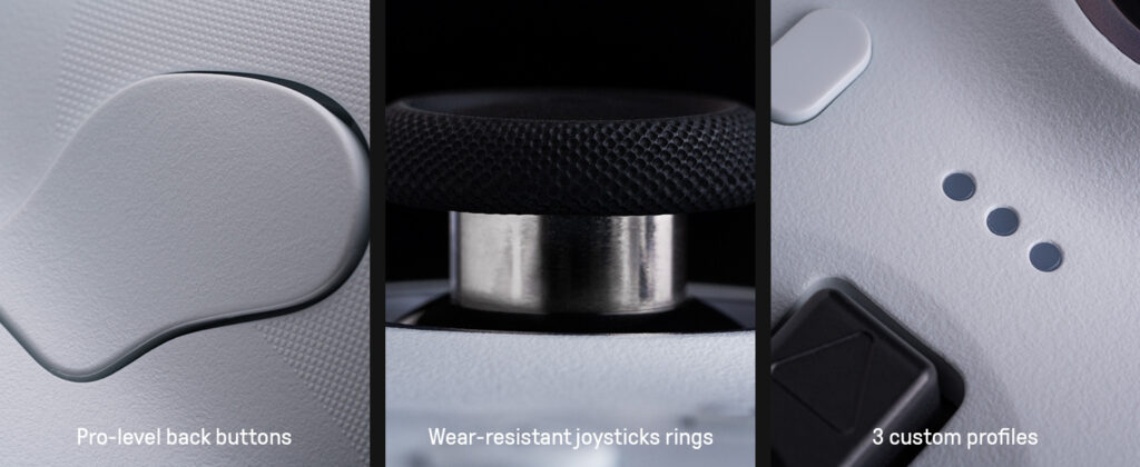 A closer look at the controller's different features