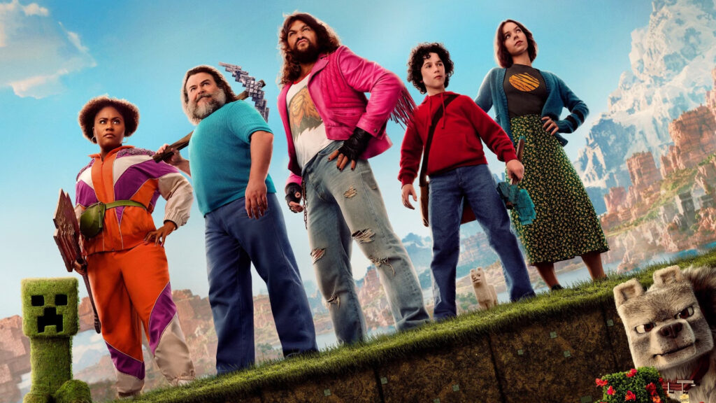 A Minecraft Movie poster