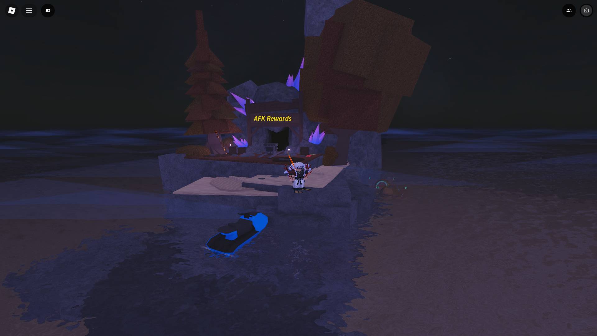 AFK Mine Island in Fisch