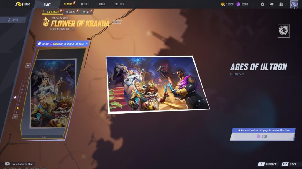 Ages of Ultron Gallery Card