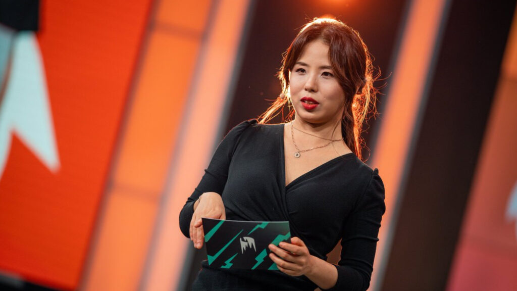 Ashley Kang during the LEC Spring Split 2022