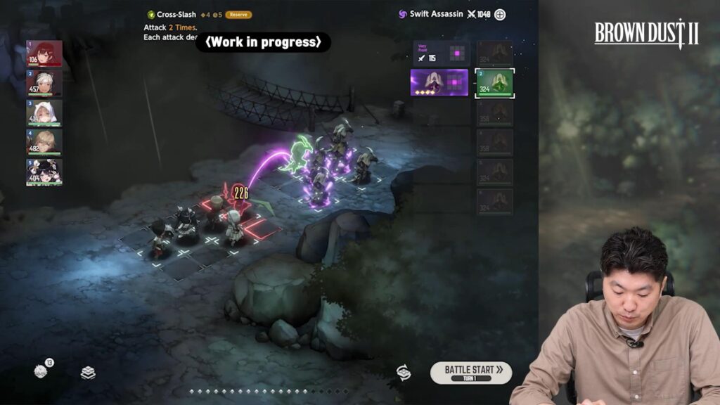 Brown Dust 2 gameplay (Image via NEOWIZ, GAMFS N)