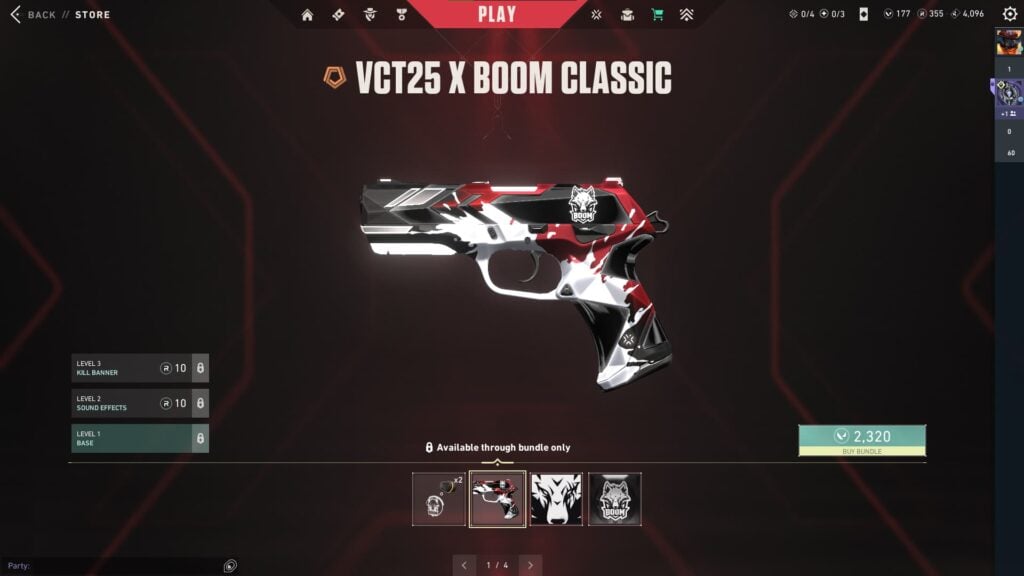 BOOM Esports 2025 VCT team capsule