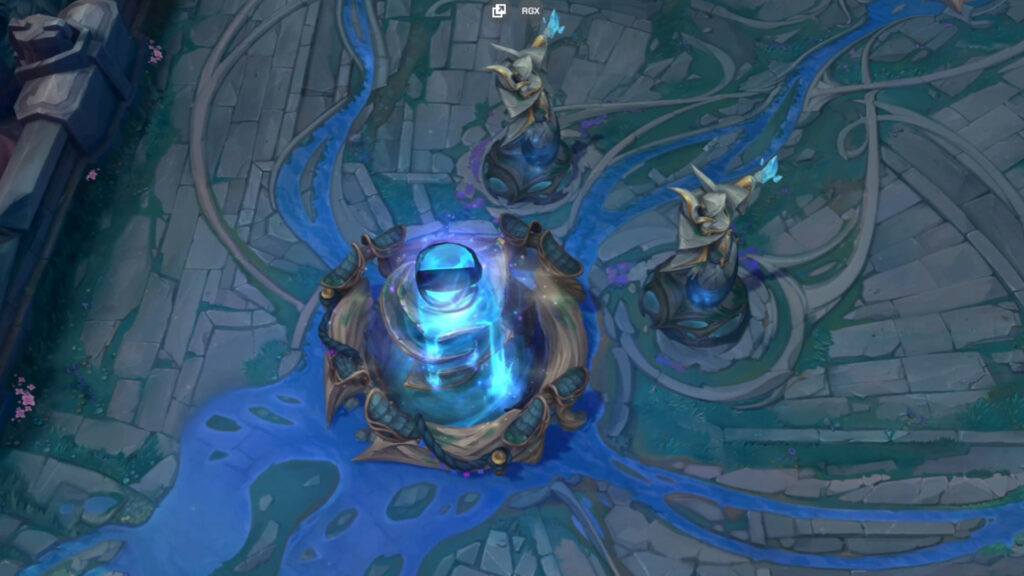 Blue side base with the Spirit Blossom theme