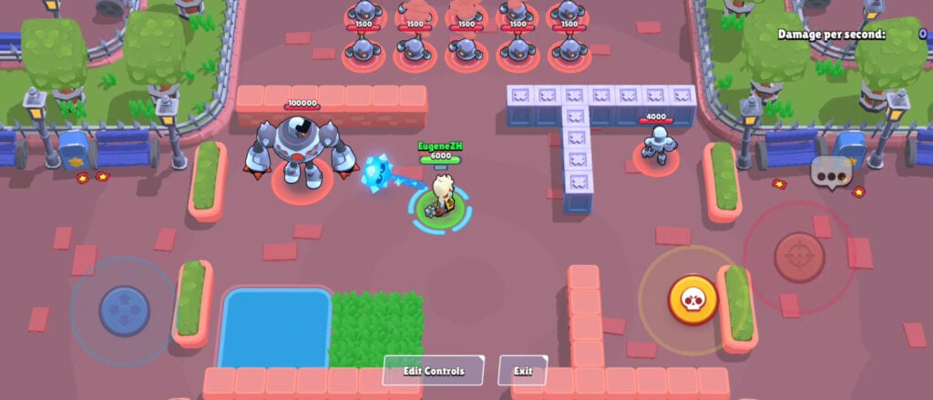 The main attack of Lumia in Brawl Stars: screenshot.