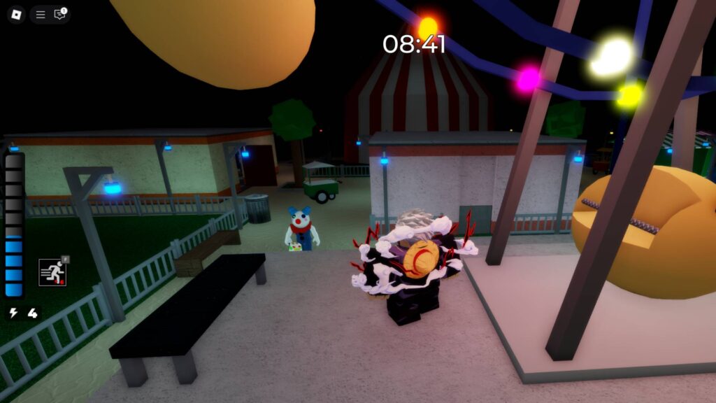 Clown creature in Piggy, the best Roblox horror game in 2025