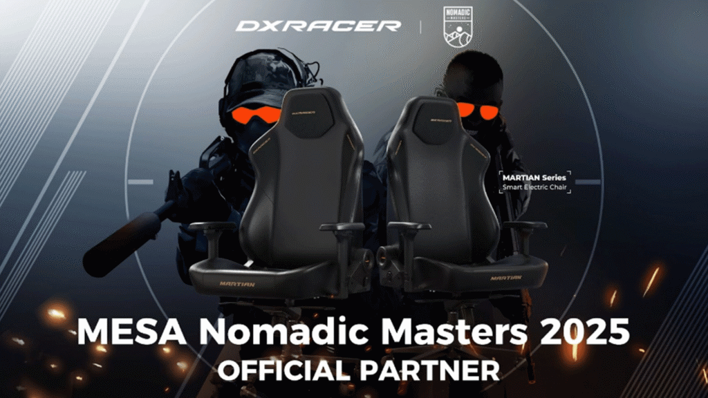 DXRacer partners with CS2 MESA Nomadic Masters Spring 2025