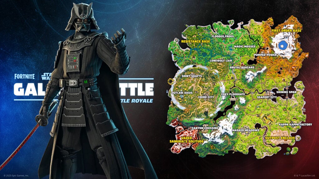 Fortnite Chapter 6 Season 3 Star Wars map: All locations revealed