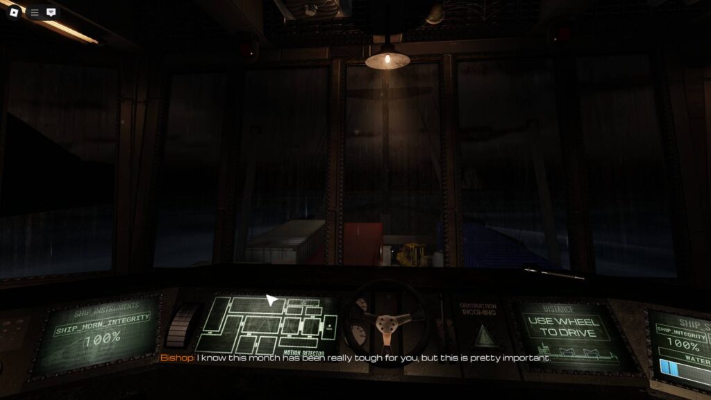 Far From Land gameplay inside the ship