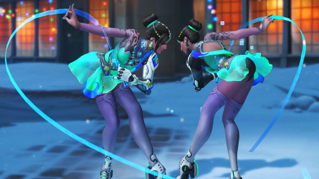 Symmetra Figure Skater was created by Kristen Perry 