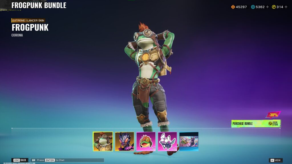 FrogPunk Corona skin