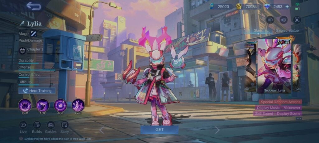 Gen 1 MLBB Neobeast Lylia