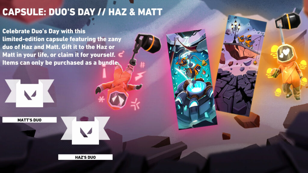Duo's Day Haz & Matt capsule description and rewards