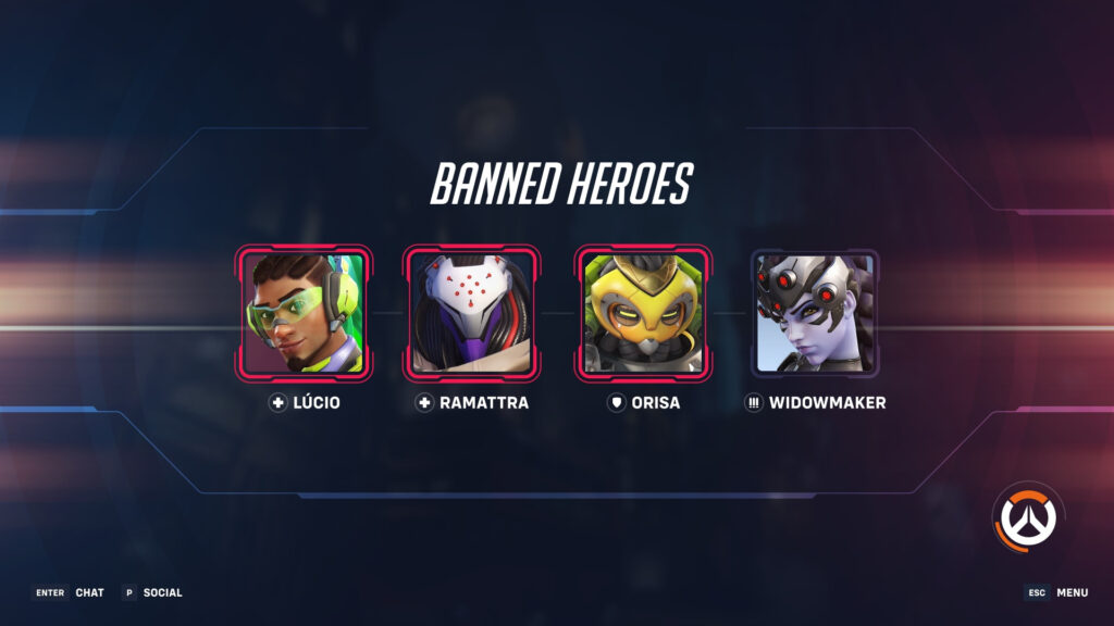 How Overwatch 2 hero bans work in Competitive Play