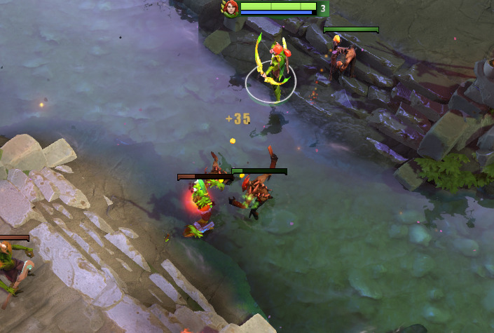 Last Hitting in Dota 2