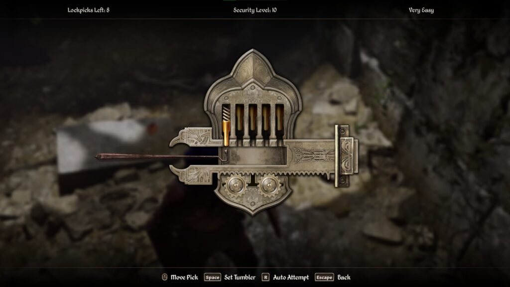 How to lockpick in Oblivion Remastered