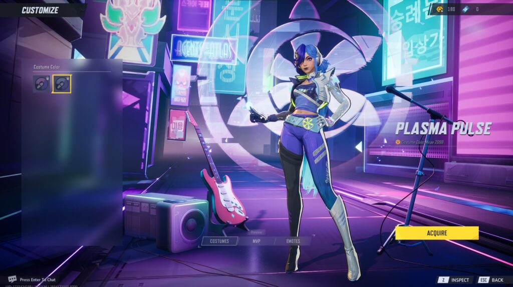 Luna Snow's Mirae 2099 (Plasma Pulse) - skin customization in Marvel Rivals