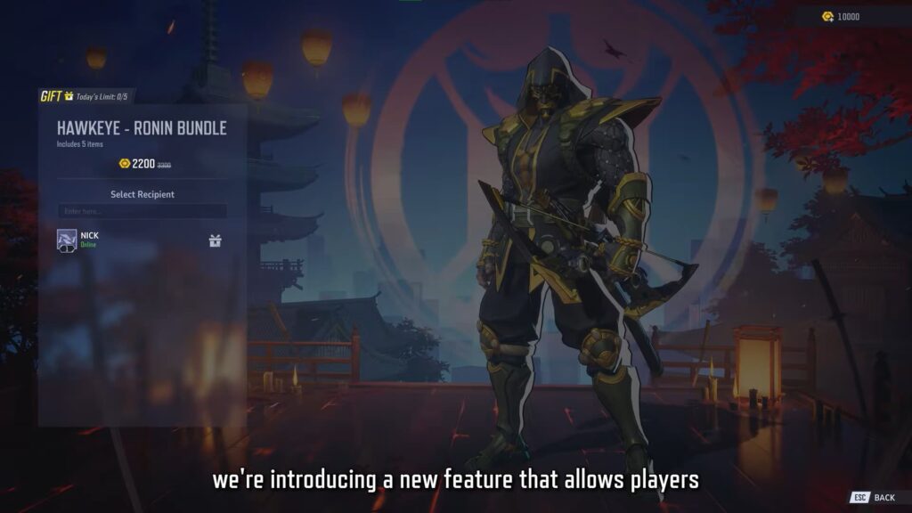 Marvel Rivals adds Gift feature, here's how it works