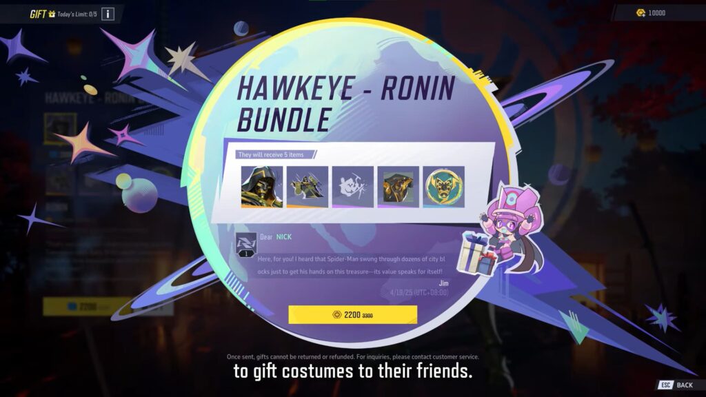 Marvel Rivals adds Gift feature, here's how it works