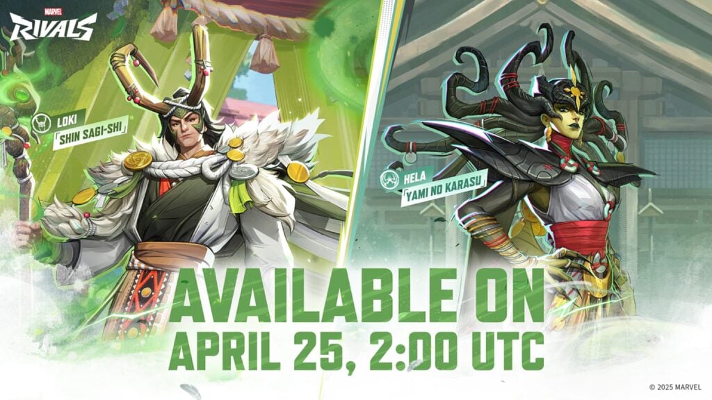 New Loki and Hela costumes come to Marvel Rivals on April 24