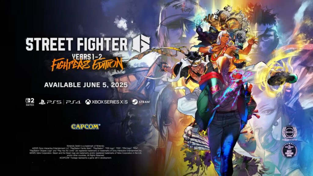 It’s the official poster for Street Fighter 6 Year 1-2 Fighters Edition.