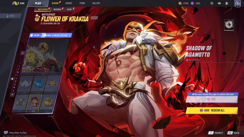 Shadow of Agamotto MVP Animation (Luxury)