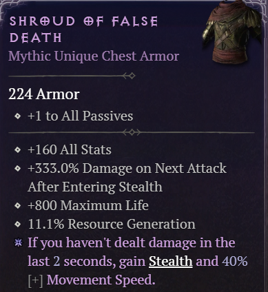 Shroud of False Death D4