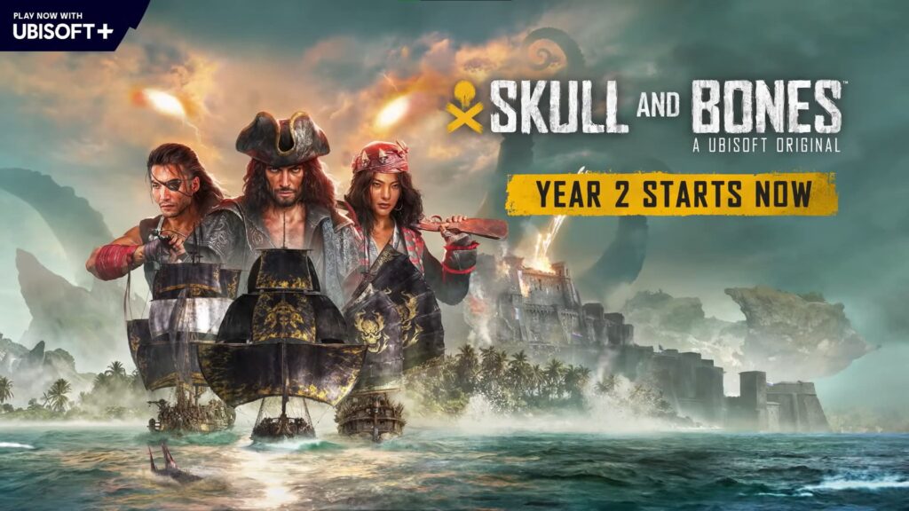 Skull and Bones Year 2 Roadmap: Large ships, land combat, and the Kraken
