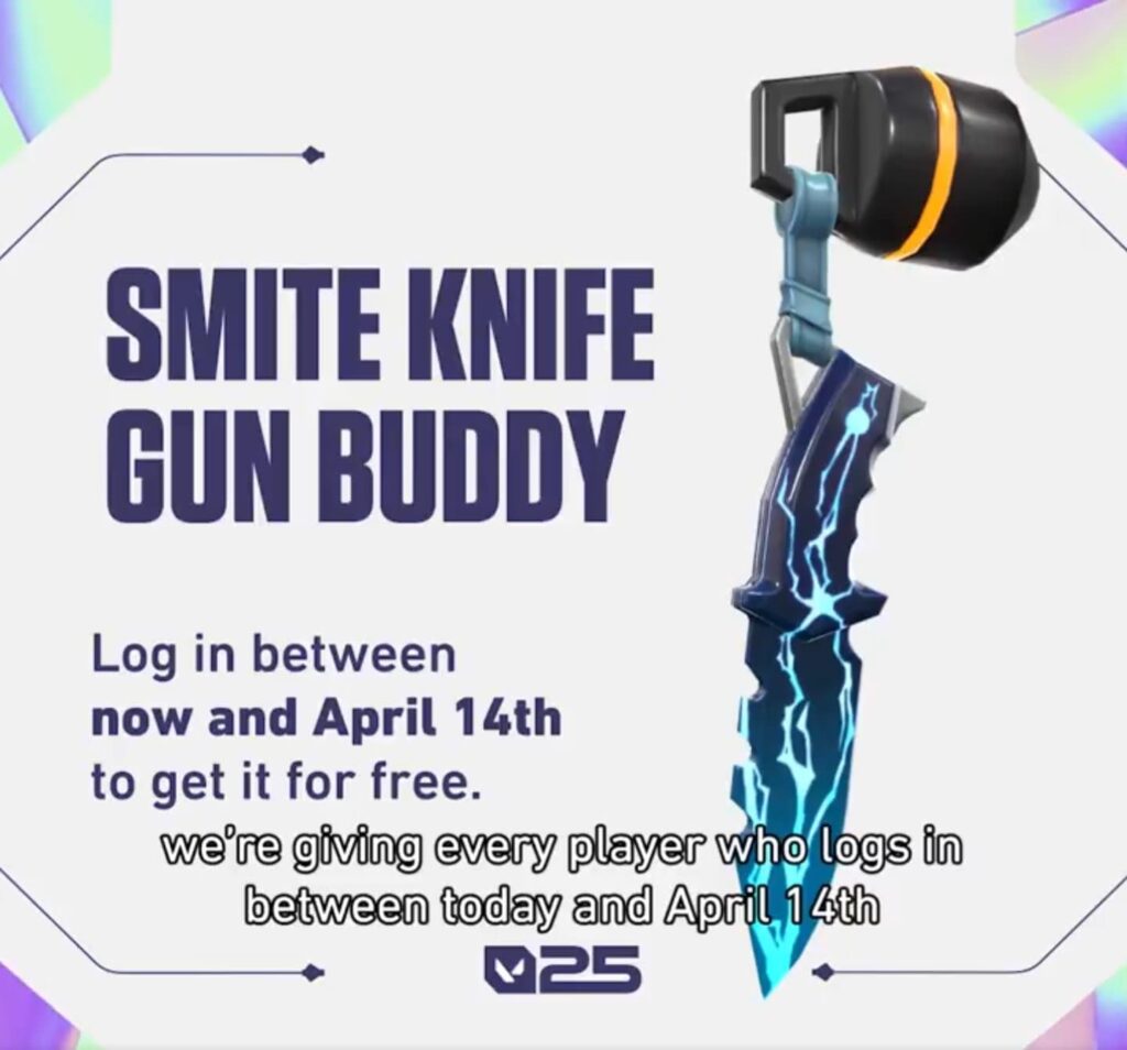 The Smite Knife Gun Buddy and how to get it in VALORANT