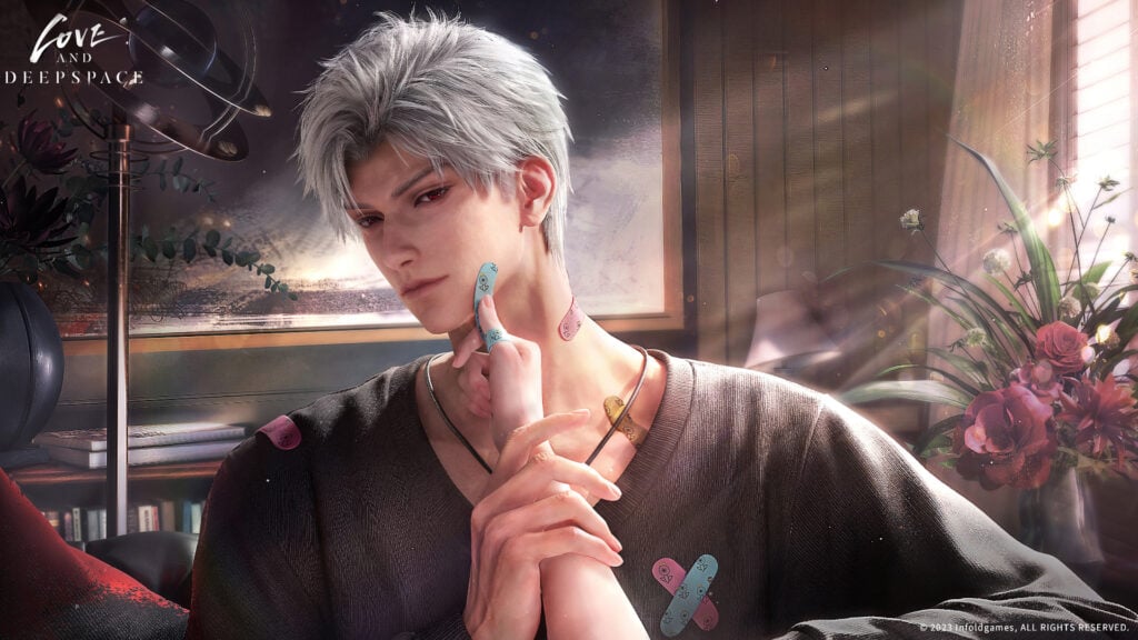 Sylus: Tender Curve splash art in Love and Deepspace (LADS)