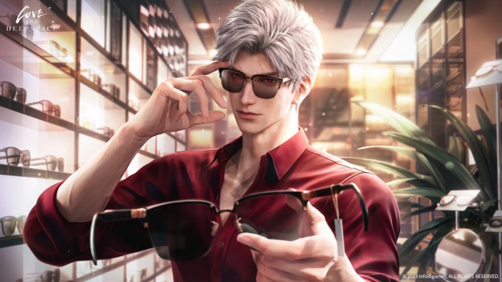 Sylus: Wild Gaze splash art in Love and Deepspace (LADS)