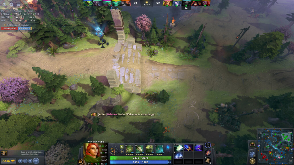 Dota 2 UI