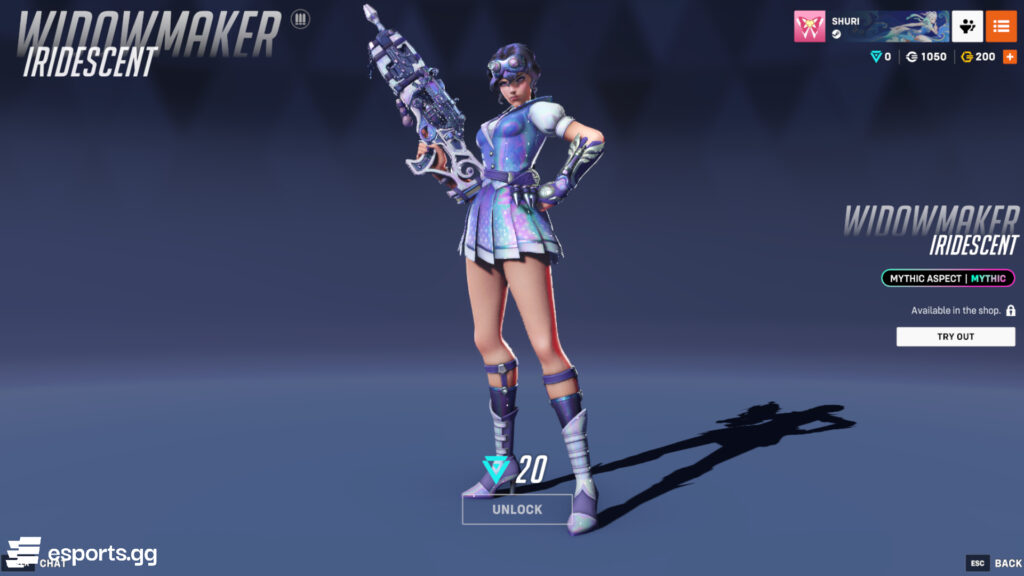 Widowmaker Iridescent