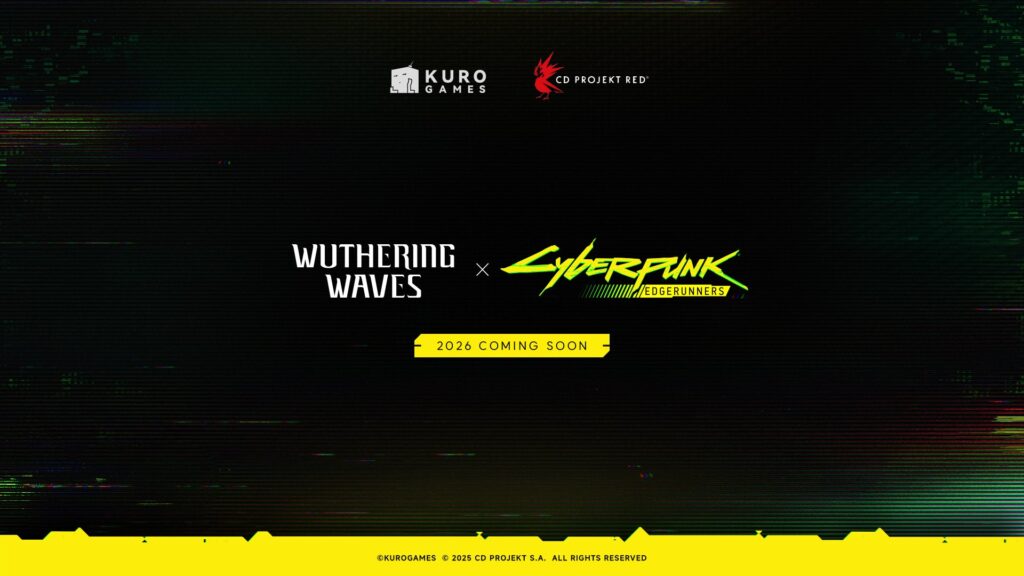 It's the official poster of the Wuthering Waves x Cyberpunk Elderrunners collaboration