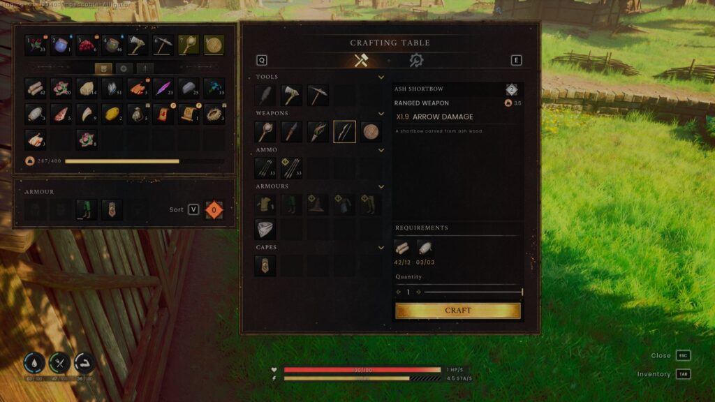 crafting bow in runescape dragonwilds