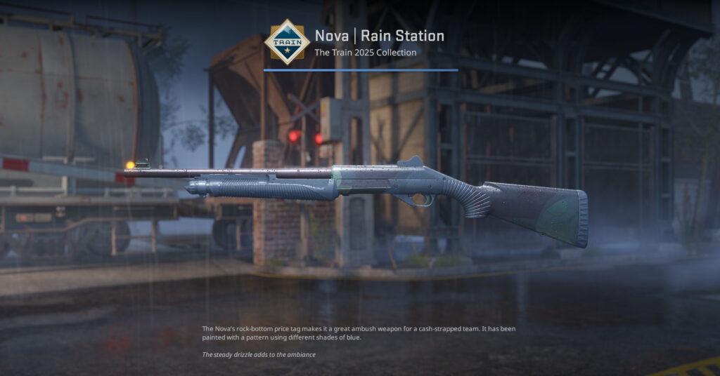 A screenshot of a Train 2025 Collection skin in CS2.
