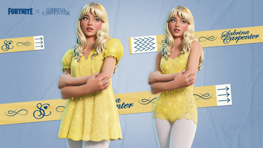 Sabrina Carpenter base Fortnite skin