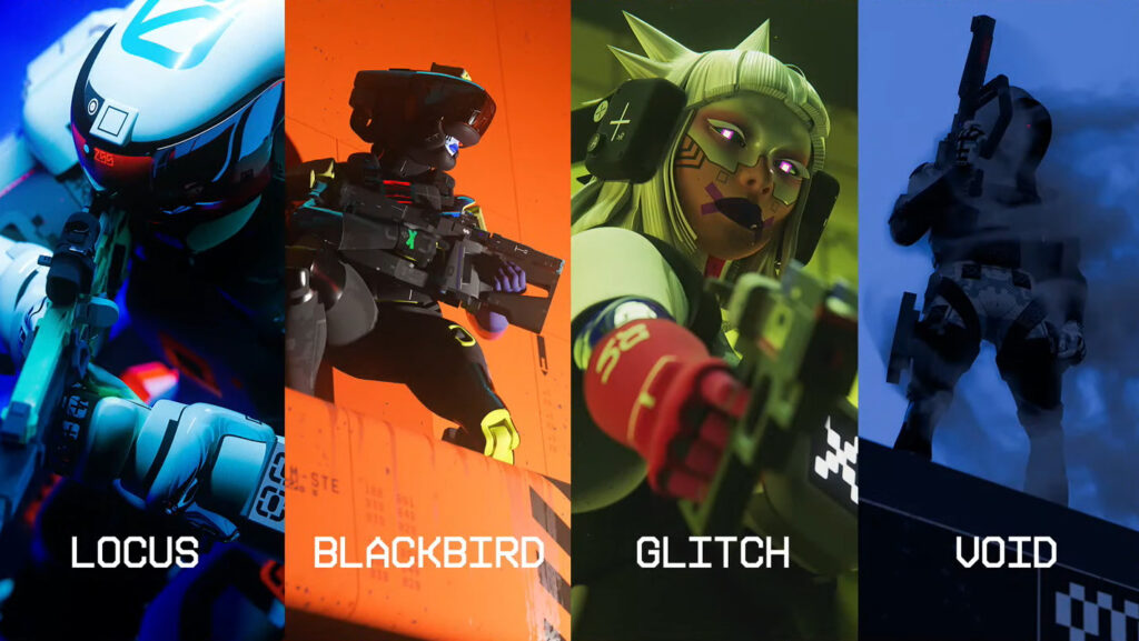 The four Runner classes available during the closed alpha of Marathon.