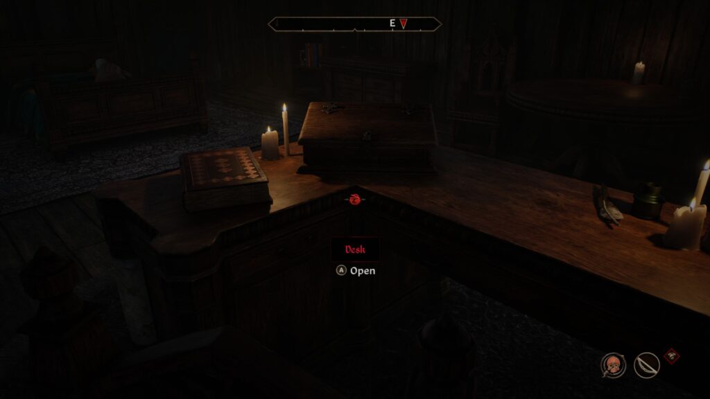 jeanne's desk in mages guild