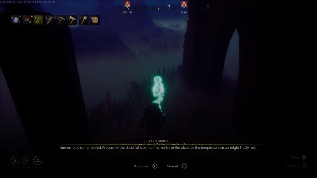 talking to Kay's restless ghost