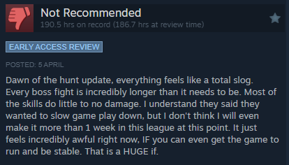 PoE2 Steam Review