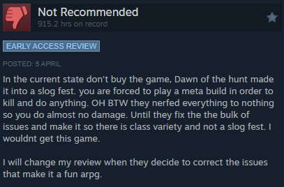 PoE2 Steam Review