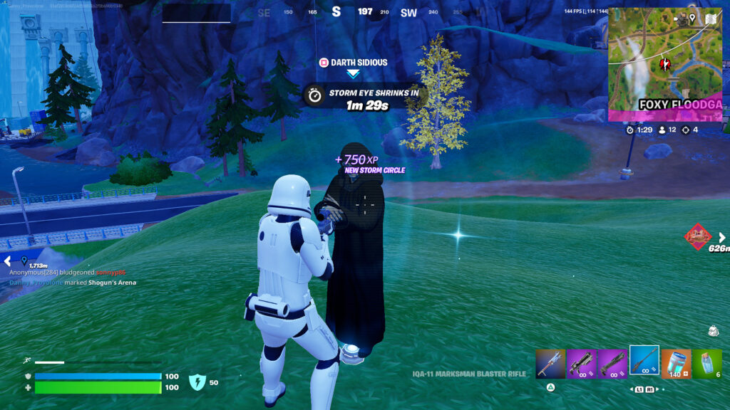 The Darth Sidious hologram